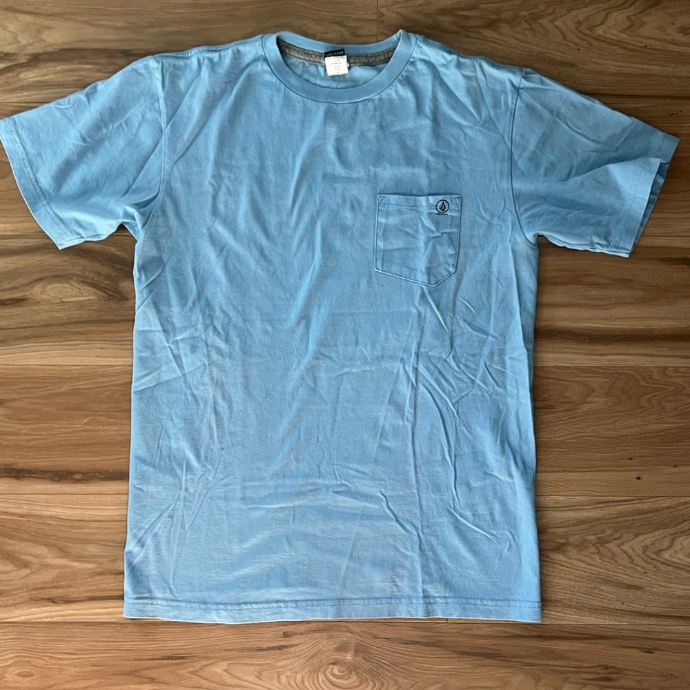 Volcom Sky Blue Short Sleeve Pocket Tee
